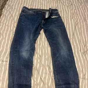 Dark wash American eagle jean